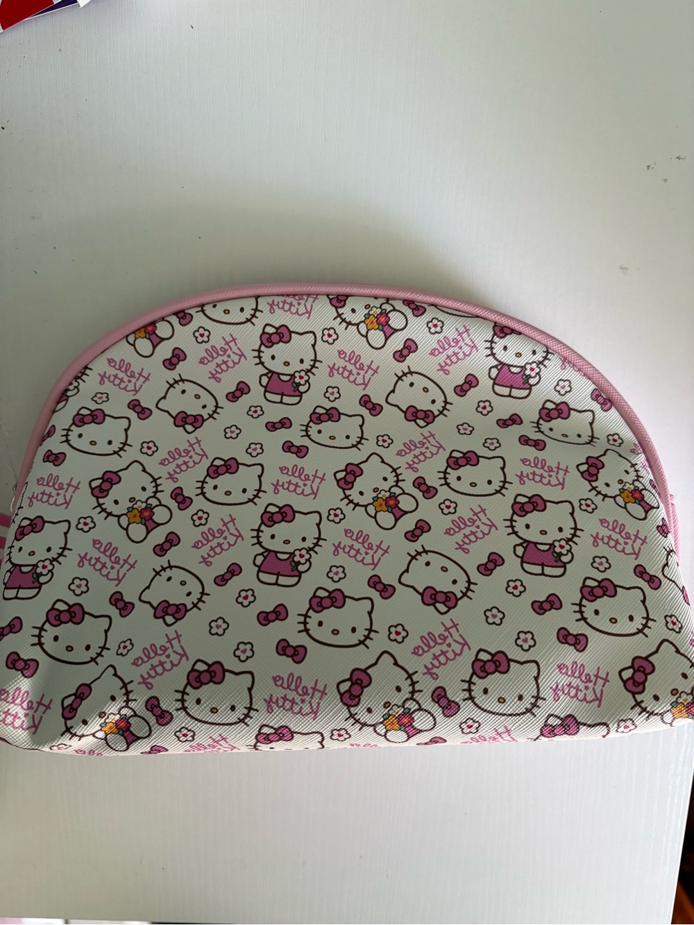 Sanrio Hello Kitty Pink and White Kids Pouch